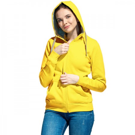 STAN Style Women(17W) толстовка на молнии желтая 46 (M) | Артикул 19909
