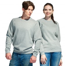 STAN Sweatshirt(53) Толстовка-свитшот серый меланж 40 (XXXS)