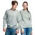STAN Sweatshirt(53) Толстовка-свитшот серый меланж 40 (3XS)