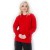 STAN Fancy(63) Свитшот без начеса красный 44 (XS) | Артикул 19010