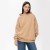 Stan Толстовка (66) худи oversize БЕЗ НАЧЕСА бежевый 52 (XL) | Артикул 21249
