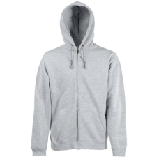 UVINAL Толстовка с капюшоном на молнии сер.меланж 44 (XS)