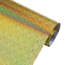 Термопленка Yesion Holographic HO-Y09 золото, шир. 50 см